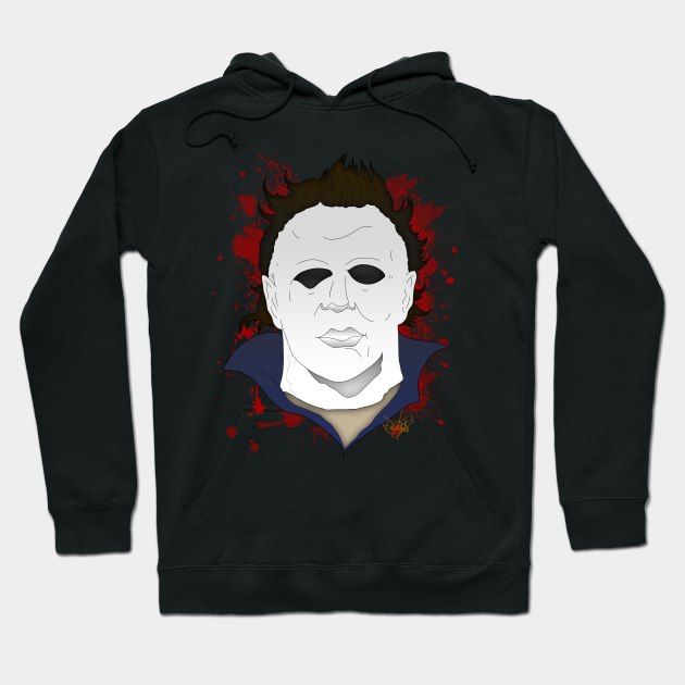 Illustrated Myers Hoodie by schockgraphics